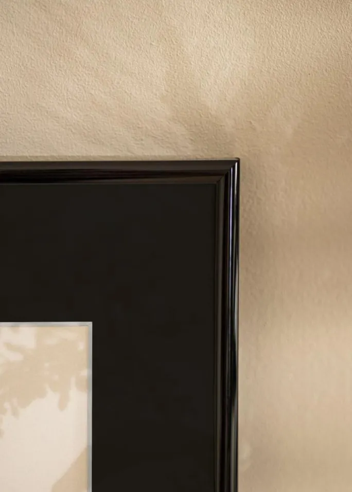 Ramme Victoria Sort 70x100 cm - Passepartout Sort 62x85 cm