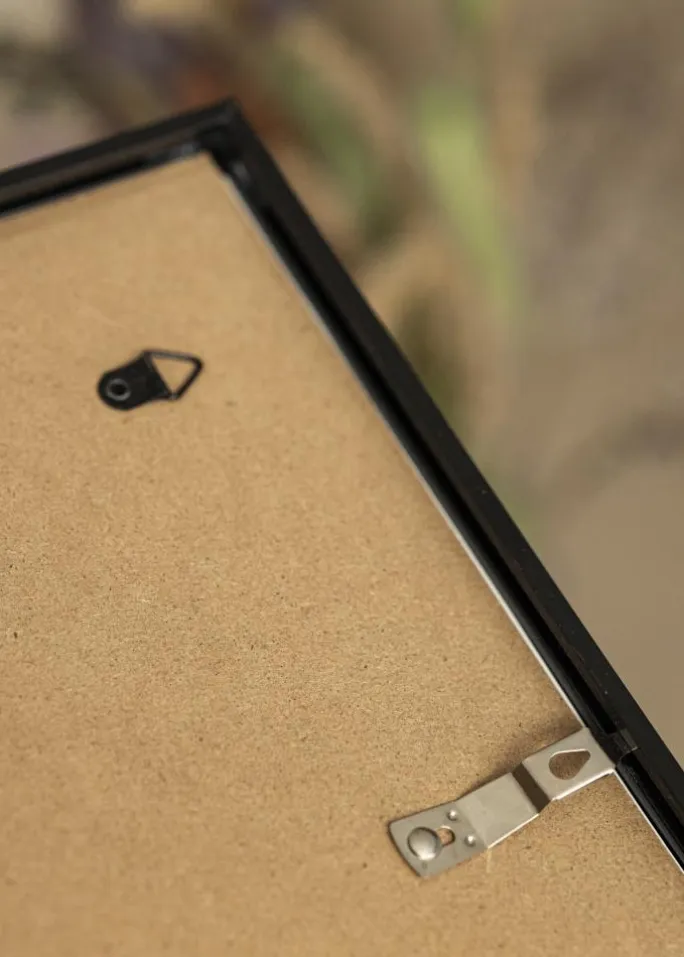 Ramme Victoria Sort 50x70 cm - Passepartout Hvid 33x56 cm