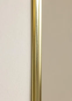 Ramme Visby Blank Guld 70x100 cm - Passepartout Hvid 62x93 cm