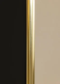 Ramme Visby Blank Guld 70x100 cm - Passepartout Sort 24x36 inches