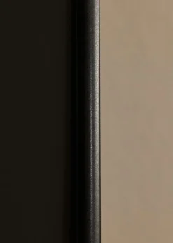 Ramme Visby Hvid 30x40 cm - Passepartout Sort 8x12 inches