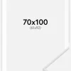 Ramme Visby Hvid 70x100 cm - Passepartout Hvid 62x93 cm