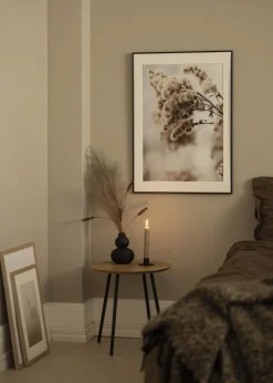 Ramme Visby Sort 40x50 cm - Passepartout Hvid 27x35 cm