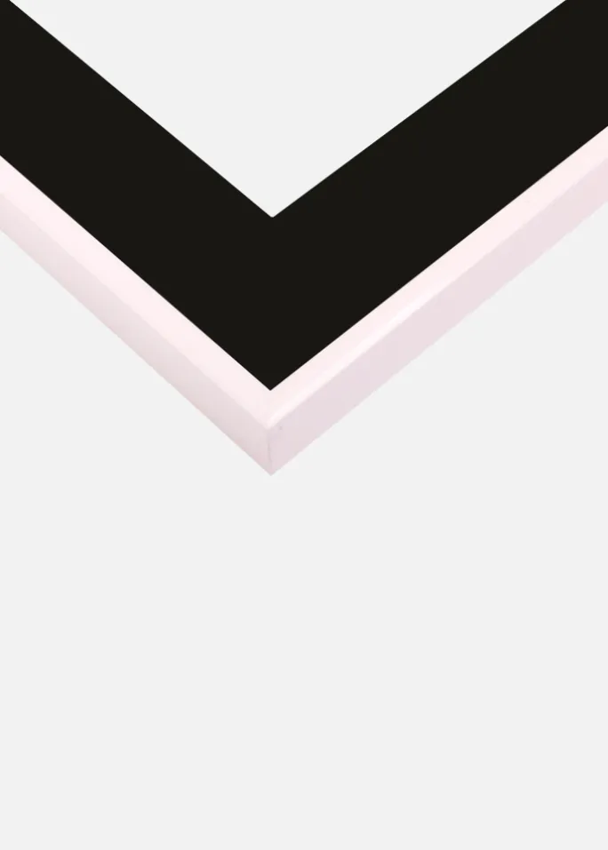 Ramme Visby Sort 40x50 cm - Passepartout Sort 27,5x37 cm