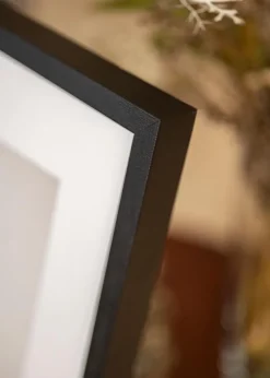 Ramme Vivaldi Sort - Valgfri Størrelse (Plexiglas)