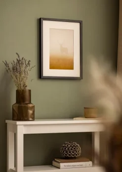 Ramme Vivaldi Sort - Valgfri Størrelse (Plexiglas)