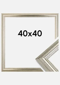 Ramme Västkusten Akrylglas Sølv 40x40 cm