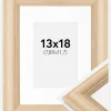 Ramme Västkusten Eg 13x18 cm - Passepartout Hvid 3,5x5 inches
