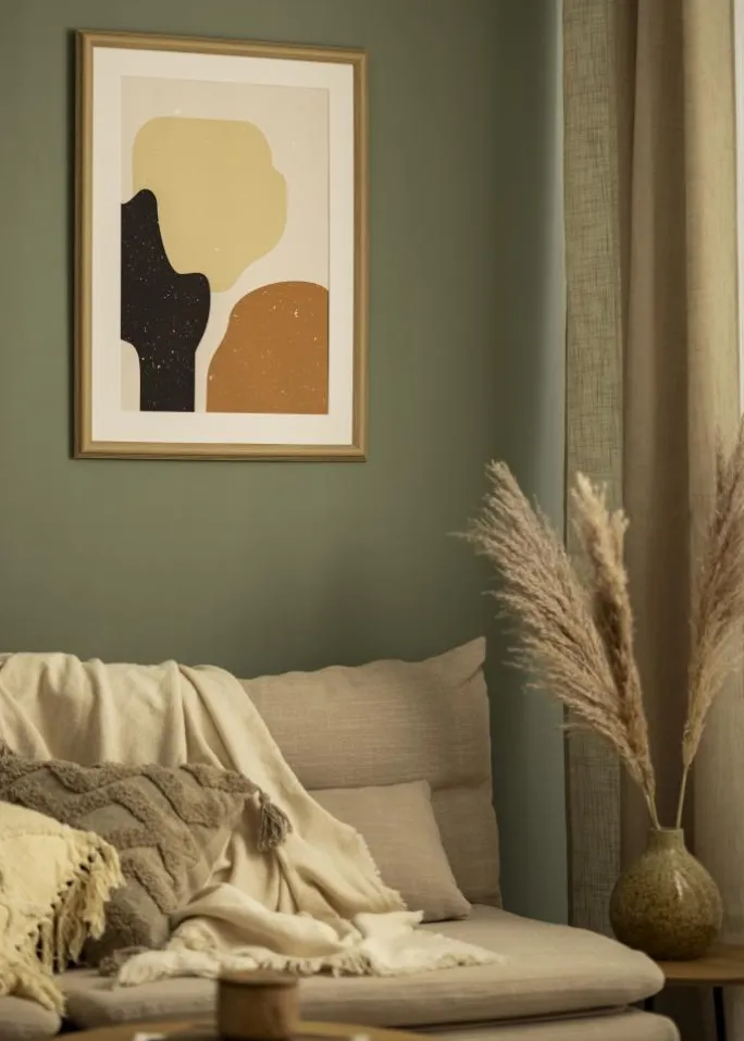 Ramme Västkusten Eg 20x30 cm - Passepartout Hvid 9x11 cm