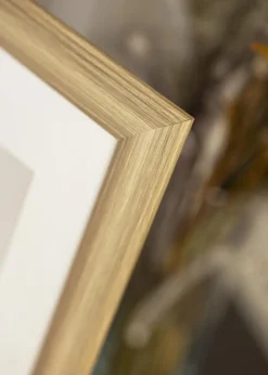 Ramme Västkusten Eg 30x45 cm - Passepartout Hvid 20x35 cm