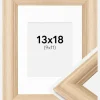 Ramme Västkusten Eg 13x18 cm - Passepartout Hvid 10x12 cm
