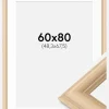 Ramme Västkusten Eg 60x80 cm - Passepartout Hvid 49,3x68,5 cm