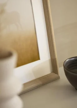 Ramme Västkusten Eg 50x60 cm - Passepartout Hvid 35x45 cm