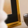 Ramme Västkusten Guld 45x60 cm - Passepartout Sort 30x45 cm