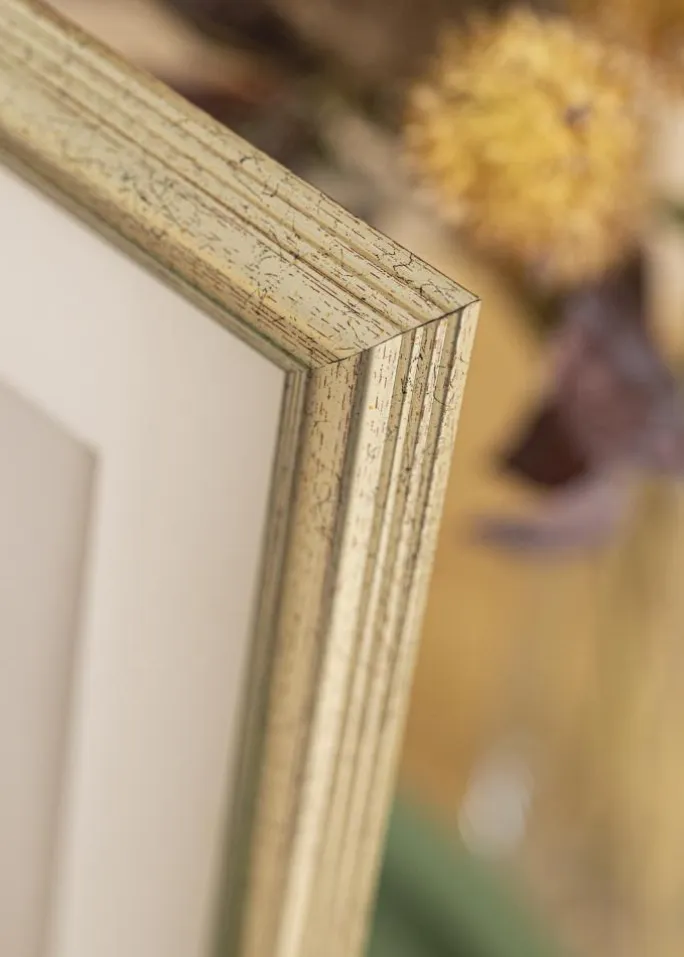 Ramme Västkusten Sølv 50x60 cm - Passepartout Hvid 35x45 cm