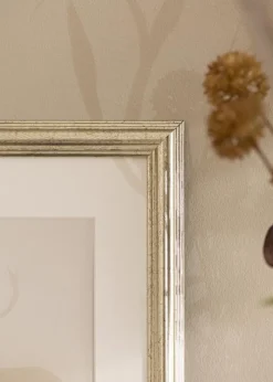 Ramme Västkusten Sølv 40x40 cm - Passepartout Hvid 25x25 cm