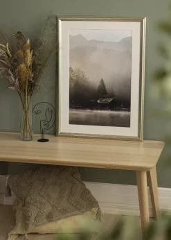 Ramme Västkusten Sølv 70x100 cm - Passepartout Hvid 62x93 cm