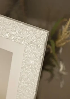 Ramme Westminster Hvid - Valgfri Størrelse (Akrylglas)