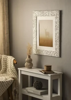 Ramme Westminster Hvid - Valgfri Størrelse (Akrylglas)