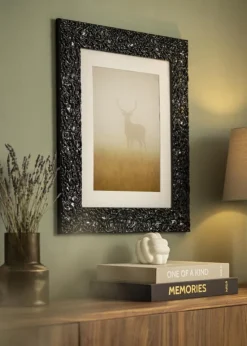 Ramme Westminster Sort - Valgfri Størrelse (Akrylglas)