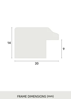 Ramme Whitby Akrylglas Grøn 40x40 cm