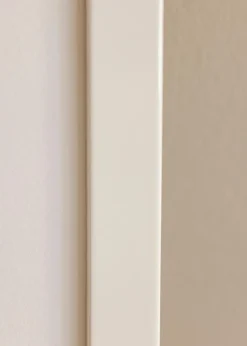 Ramme White Wood Glossy - Valgfri Størrelse (Plexiglas)