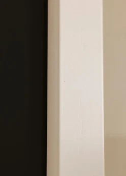 Ramme White Wood 70x90 cm - Passepartout Sort 60x80 cm