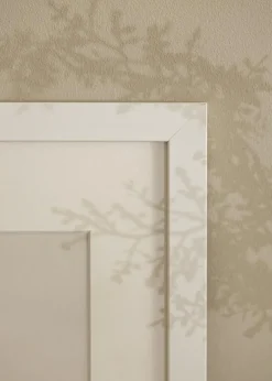 Ramme White Wood 40x60 cm - Passepartout Hvid 32,9x48,3 cm (A3+)