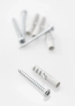 Rawlplugs 50 x 10 mm med skrue 4-p