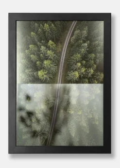 Refleksfrit glas 24x24 cm (UltraVue UV70)