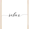 Relax Plakat (21x29.7 cm (A4))