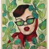 Retro lady 4 Plakat (21x29.7 cm (A4))