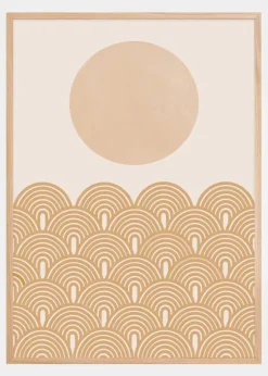 Retro Summer Plakat (21x29.7 cm (A4))