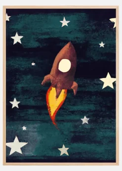 Rocket Love Plakat (21x29.7 cm (A4))