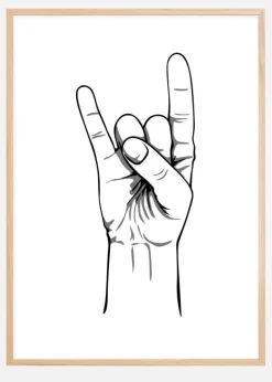 Rocknroll Plakat (21x29.7 cm (A4))