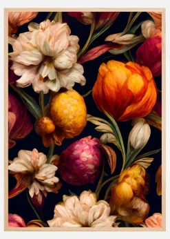 Romantic Flowers Plakat (21x29.7 cm (A4))