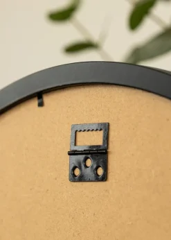 Rund Ramme Akrylglas Sort 30 cm Ø