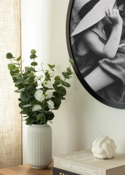 Rund Ramme Akrylglas Sort 40 cm Ø