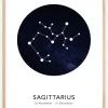 Sagittarius Plakat (21x29.7 cm (A4))