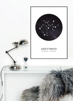 Sagittarius Plakat (21x29.7 cm (A4))