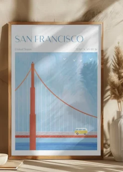 San Francisco Plakat (21x29.7 cm (A4))