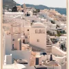 Santorini Village Plakat (21x29.7 cm (A4))