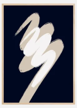 Scandi Abstract 4 Plakat (21x29.7 cm (A4))