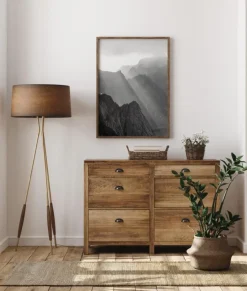 Shadow On Mountains Plakat (21x29.7 cm (A4))