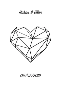 Shape of a heart (21x29,7 cm (A4))