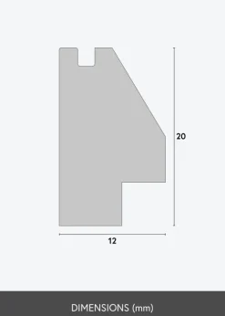 Silhouette Folderamme Eg 13x18 cm - 2 billeder