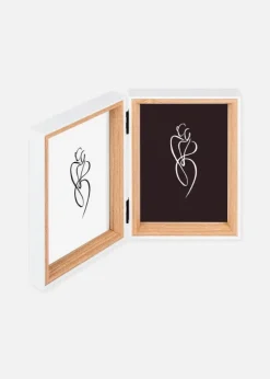 Silhouette Folderamme Eg 10x15 cm - 2 billeder