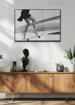 Skater Girl Plakat (21x29.7 cm (A4))