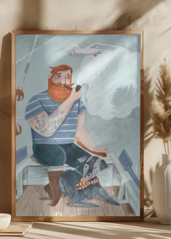 Skipper and Dog Plakat (21x29.7 cm (A4))