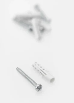 Skrue og plug til betonvæg - 5-pack (40x8 mmk)